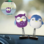 HKEUZEZO Beginners Crochet Kit Animal Knitting Set, 3 Pattern-Owl Penguin Frog Crochet Yarn with Step-by-Step Video Tutorials, Learn to Crochet Kits for Kids Adult