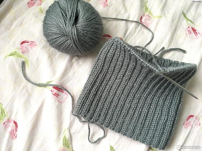 Estako Happy Wool (2 Skeins Pack) 40% Merino Wool 20% Cashmere Type Polyamide 40% Acyrlic Fingering Weight Soft Knitting and Crochet Yarn (2 x 1.76 oz) (2 x 191 yds) (8033 - Lemon)