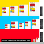 MEEDEN Stretched Canvas, 16 × 20 Inch, Pack of 6, Blank White Canvases for Painting, 100% Cotton, 8 oz Gesso-Primed, Pre-Stretched Canvas for Acrylic Oil Pouring & Airbrushing Painting