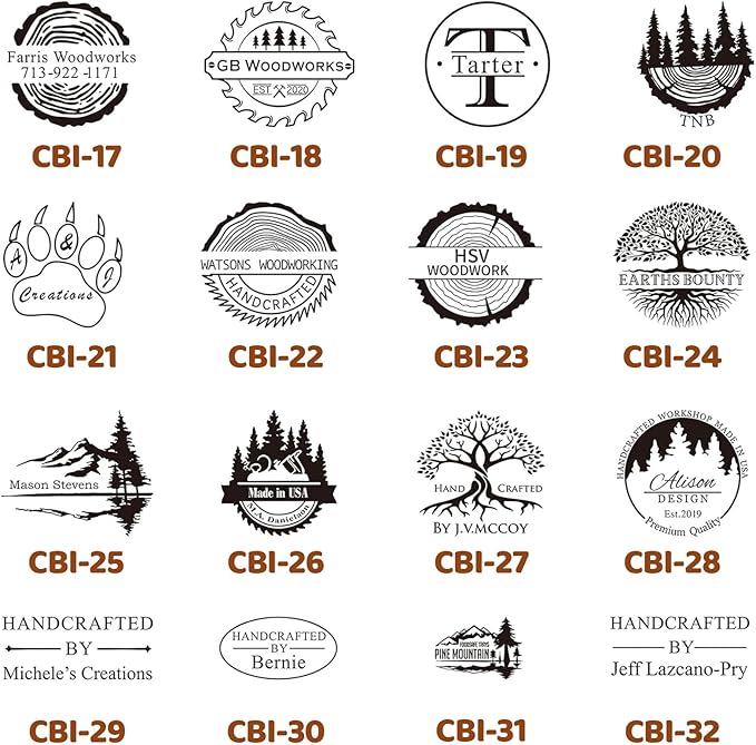 Custom Electric Branding Iron For Wood, Black Temperature-Controlled Wood Branding Iron Personalized Metal Stamp, Logo Branding Irons Letter Stamp for Leather Food, Woodworking Tools DIY Gifts