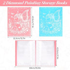 2 Pack A3 Diamond Painting Storage Book, 60 Pages Art Portfolio - Suitable for 12x16 inch Diamond Painting
