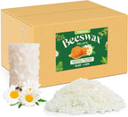 NORVENCE Beeswax Pellets 10LB, Pure & Natural White Beeswax for Candle Making, DIY Skin Care, Lip Balm, Soap, Lotion, Creams & Wood Polishing – 10LB