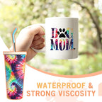 Tintnut Tie Dye Permanent Vinyl Roll - 12 inch x 5ft, Seamless Big Fireworks Adhesive Swirl Pattern Water Proofing Vinyl Self Sticker