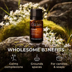 Gya Labs Amyris Essential Oil - 0.34 Fl Oz - for Hair, Skin, Diffuser, Aromatherapy & DIY Candle Making Scent