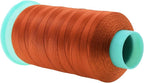 Mandala Crafts Bonded Nylon Thread Burnt Orange Heavy Duty Sewing Threads - 1100 YDs Size 92 280D T90 Tex 90 Thread for Leather Jeans Weaving Outdoor Marine Upholstery Threads