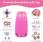 Friendship Bracelet Making Kit for Girls,Arts and Crafts for Kids Ages 8-12,String Maker Tool Gifts Toys for 6 7 8 9 10 11 12+ Year Old Girl On Christmas Birthday