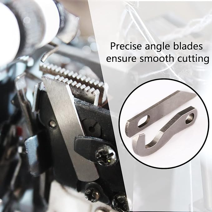 Brother Serger Blade for Brother 1034D Upper and Lower Knife X77683001 XB0563001-2PCS