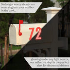 Reflective Vinyl for Cricut Joy Permanent Adhesive (12 Pack Bundle, 5.5 x 12 Inch) Light-Activated Glow in The Dark Sticker Sheets for DIY Outdoor Stickers and Decal. Safe Car Parking, Crafting, Art