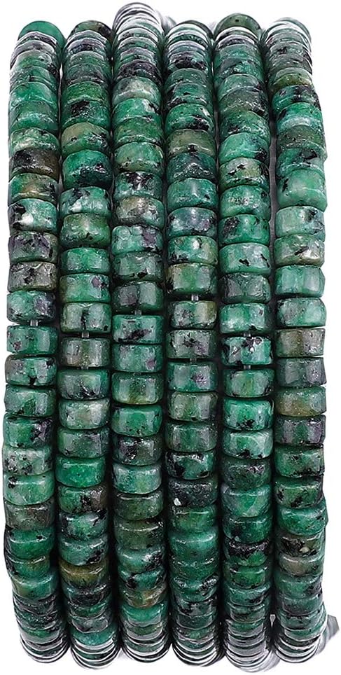 Natural African Turquoise Spacer Beads Caps Loose Semi Gemstone for Beading Jewelry Making 4mmx2mm 38cm