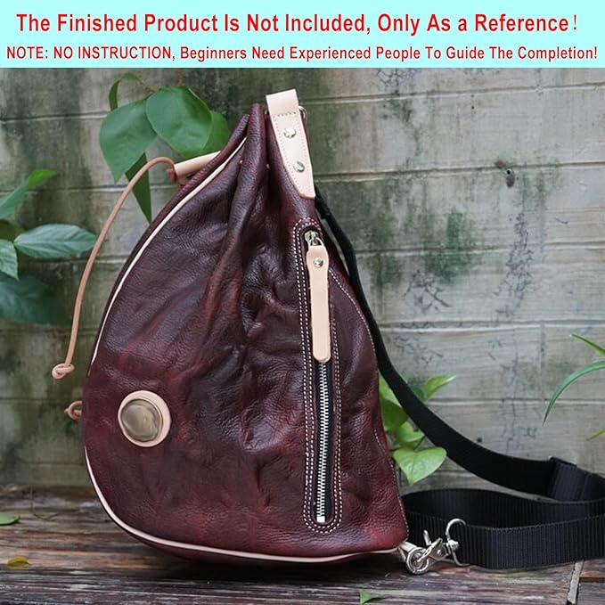 RIVEENY Sling Bag Acrylic Template,Leather Pattern Acrylic Leather Templates for Capacity Crossbody Backpack Casual Motorcycle Chest Bag (AAB-42)