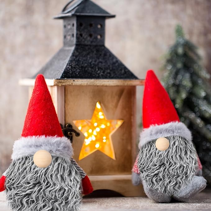 Tatuo 60 x 18 Inch White Gray Faux Fur Fabric Christmas Fluffy Fuzzy Craft Fake Fur Cuts Shaggy Synthetic Plush Patch Sewing DIY Winter Halloween Costume Gnome Beard Miniature Dolls Rugs Mats Gift