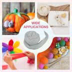 MECCANIXITY Wool Roving Yarn Soft Felting Wool 50g/1.76oz Pure Chunky Roving Yarn for Needle Felting Knitting Blanket Spinning Weaving Art DIY Craft Light Gray