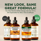 KUKKA Frankincense Essential Oils - 4 Fl Oz - for Hair, Skin, Diffuser, Aromatherapy & DIY Soap Making Scent