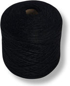 100% Baby Alpaca Yarn for Knitting & Crocheting - 1 Yarn Cone of Premium Yarn DK - Lightweight, Hypoallergenic & Thermal Peru Made - Ideal for Delicate Projects (N050 - Black)