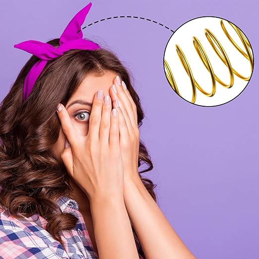 32.8 Feet Aluminum Wire, Bendable Metal Craft Wire for Making Dolls Skeleton DIY Crafts (Gold, 3 mm Thickness)