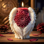 Angel Wing Nativity Scene Cylinder Molds Silicone Wave Spiral Candle Mold - Silicone Resin Casting Molds for Candle & Resin & Soap Craft Supplies