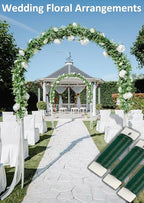 Green Floral Wire 3 Pack 117 Yards 22 Gauge Flexible Paddle Wire for Crafts Christmas Wreaths Tree,Garland and Floral Arrangements