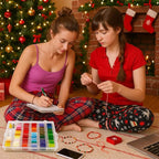 Peirich Embroidery Floss Cross Stitch Supplies, Friendship Bracelets String Kit Embroidery Floss Kit Cross Stitch Kits with Organizer Sewing Boxes Cross Stitch Tools - Gift for Christmas Birthday