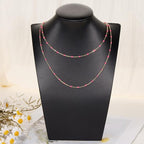 16.4 Feet Gold Plated Chains for Jewelry Making Rose Beaded Stainless Steel Chain Spool Cross Cable Link Chains Bulk with Lobster Clasps and Jump Rings