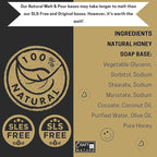Craft & Nature 4 LB All Natural Unscented Honey Moisturizing Glycerin Melt And Pour Soap Base for Soap Making