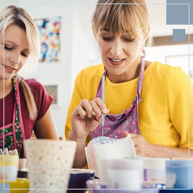 Outus 16 Pieces Clay Needle Tools Ceramic Detail Pottery Sculpture Needle Detail Modeling Clay Tool Kit