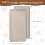 Aemygo 30 Pack Cardboard Weaving Looms, Wide Notch Weaving Loom for Kids, Beginner Square Weaving Boards for Knitting Sewing Crochet Basket Teaching Arts Crafts