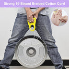 1mm Faux Leather Waxed Cotton Cord, 175 Yards – Durable Necklace String, Soft and Textured Cord for Necklaces, Bracelets, and Jewelry Making