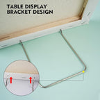 CONDA Stretched Canvas Painting, 20 Multi Pack 4x4, 5x7, 8x10, 9x12, 11x14 Inches (4 of Each) with 20 Pcs Display Brackets, Primed, 100% Cotton, Value Bulk Pack for Oil & Acrylic Painting