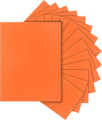 100 Sheets Orange Cardstock 8.5 x 11 Halloween Paper, 75lb Heavyweight Pumpkin Paper Card Stock for Cards Making, Greeting Card, School Crafting, Invitations