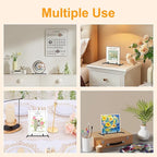 5 Pcs Metal Display Stand，Glass Stands For Display，Art Stands Suitable For Colored Ceramic Tiles, Glass Art Creation, Photo, Plaques, And Collectibles，Used For Home, Office, Or Trade Shows（Black）