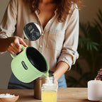 1.6QTs Electric Wax Melter Pot with Digital Touchscreen - Non-Stick Coating & Precise Temperature Control (120°F-260°F) - Perfect for Candle Making, Soap Crafting, Wax Melts & DIY Art Projects