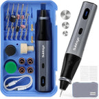 Customizer Engraving Pen for All Materials - Cordless Engraving Pen for Metal, Wood, Glass & Plastic(with Box), Electric Engraver Tool with 45 Bits - USB Rechargeable & Max 28000RPM Adjustable 5 Speed