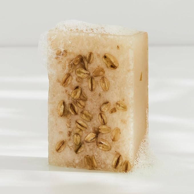 5Lb Oatmeal Soap Base - Bulk Melt and Pour Organic Soap Making Supplies - SLS/SLES Free, No Palm Oil, All Natural - Perfect for DIY Projects, Gentle on Skin, Moisturizing