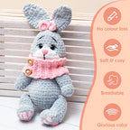 Chunky Chenille Yarn for Crocheting - 100g/3.5oz Baby Blanket Yarn for Crocheting Soft - 87 Yards Fluffy Thick Plush Yarns for Knitting Blankets Amigurumi (1, Violet)