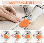 3 PCS Magnetic Seam Guide for Sewing Machine, 2025 Upgraded Multifunctional Polygonal Hemmer Seam Guide with Scale, Sewing Accessories Supplies Tool