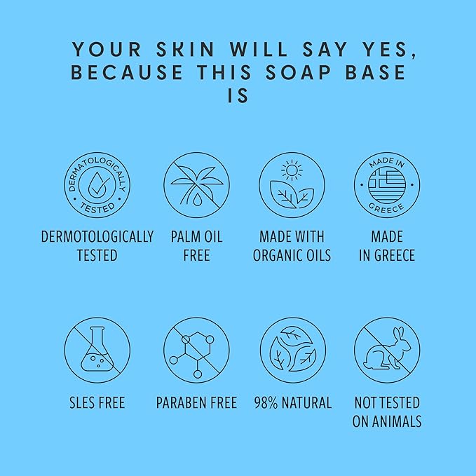 2 Lb Goat Milk Soap Base - SLS/SLES Free, No Palm Oil, Organic - Melt and Pour Goats Milk Soap Making Supplies - All Natural, Gentle on Skin, Moisturizing, Perfect for DIY Projects