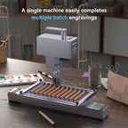 Longer Nano Pro Portable 12W Laser Engraver with Extension Kit, 5000mm/s High-Speed, Engraving Precision 0.01 * 0.01mm, DIY Engraver Tool for Wood, Acrylic, Leather, Cloth, Metal, Ceramics