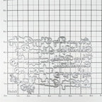 DzIxY Shadow Blessing Words Metal Cutting Dies for Card Making Kit Embossing Paper Die Cuts Set Scrapbook Stencils Supplies Machine Templates