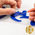 HTV Sapphire Blue Heat Transfer Vinyl Rolls 12 Inch by 8feet Roll Iron on DIY for T-Shirt Easy to Cut & Weed for Heat Vinyl Design Glossy (8Ft, Sapphire Blue)