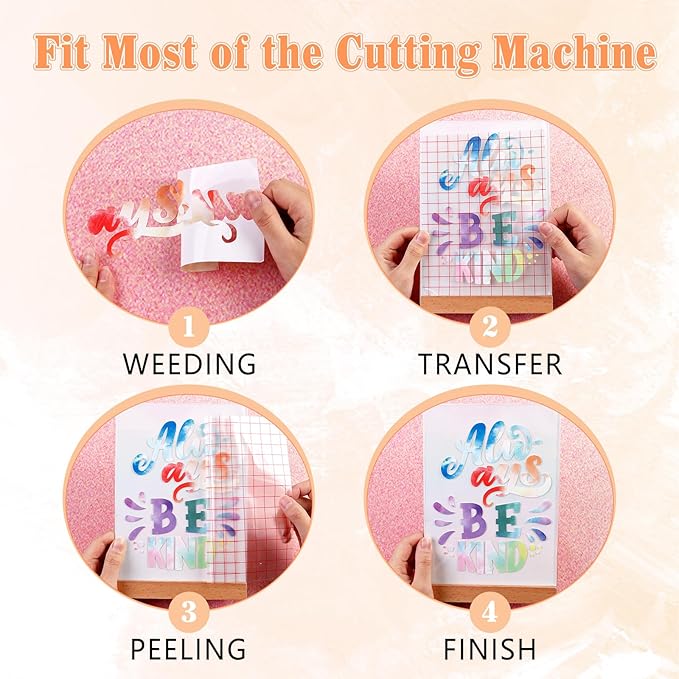 Tie Dye Permanent Vinyl Roll- 12'' x 8ft Orange Clouds Permanent Adhesive Vinyl for Mugs Decors Self Adhesive Sticker