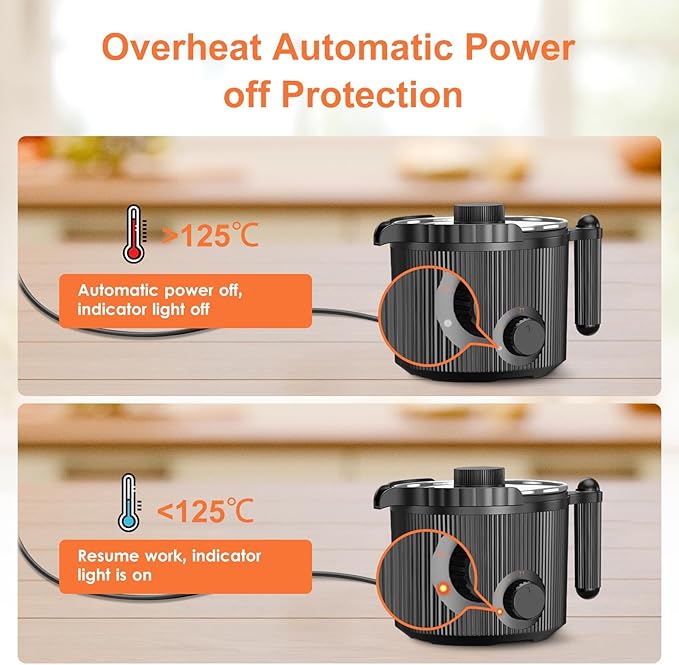 venpow Candle Wax Melter with Pour Spout, Candle Making Kit for Adult Beginners, 1.5L Large Capacity, for Making Candles and Soaps, Kit Includes Wax Melting Pot and Stirring Spoon