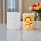 Tree Bear Candle Mold - Animal & Bear Resin Casting Molds, Silicone Clay Jewelry Molds, Candle Making Craft Supplies