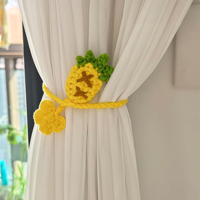 Weronique Crochet Kit for Beginner, Step-by-Step Crochet Tutorial Help to Easy Get Start, DIY Crochet Knitting Material Kit Include All Tools Needed, Best Gift for Friends (Bookmark, Yellow)