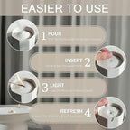 300-Pack Pearled Candle Cotton Wicks for Sand Candles Making - 2 Inch MANNYCOM Metal-Free and Lead-Free Refill Sand Wax Wick for Making DIY (White)