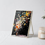 Georgie Porgy Scratch Paper Art Set for Kids Adults Magic Rainbow Painting Boards for DIY Arts and Crafts Kits Christmas Birthday Gift with Scratching Tools Kit (Glow in The Dark Fireworks + Balloon)