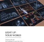 Scratch Rainbow Painting Art Postcards,Scratch & Sketch Art for Kids & Adults,Scratch Painting Creative Gift Engraving Art & Craft Set,Mini Envelope Postcard with 4 Tools,7.9''x5.5''(Classic Series)