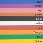 Colorations 12" x 18" Mediumweight Construction Paper Assorted Colors - 300 Sheets, Bulk Pack Art Paper, Arts and Crafts, School Supplies, Drawing, Coloring, Painting, 3D Art