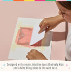 Bright Stripes Ultimate Arts & Crafts Kit for Kids – All-in-One Crafting Station for Beginners & Experienced Crafters | Creative DIY Supply Set for Ages 6+