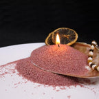 Aufien Candle Sand with Wicks, 21.4 Oz Pearled Candle, DIY Bead Powder Sand Wax Making kit Refillable Non Toxic for Handmade, Wedding and Halloween Christmas Decorations Crimson Unscented