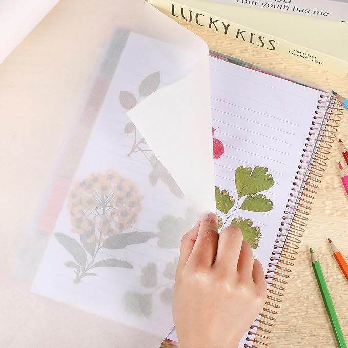 Tracing Paper Roll 24in x 75yd, White Trace Paper Pattern Paper Translucent Tracing Paper for Sewing, Drawing, Sketching, Gift Wrapping